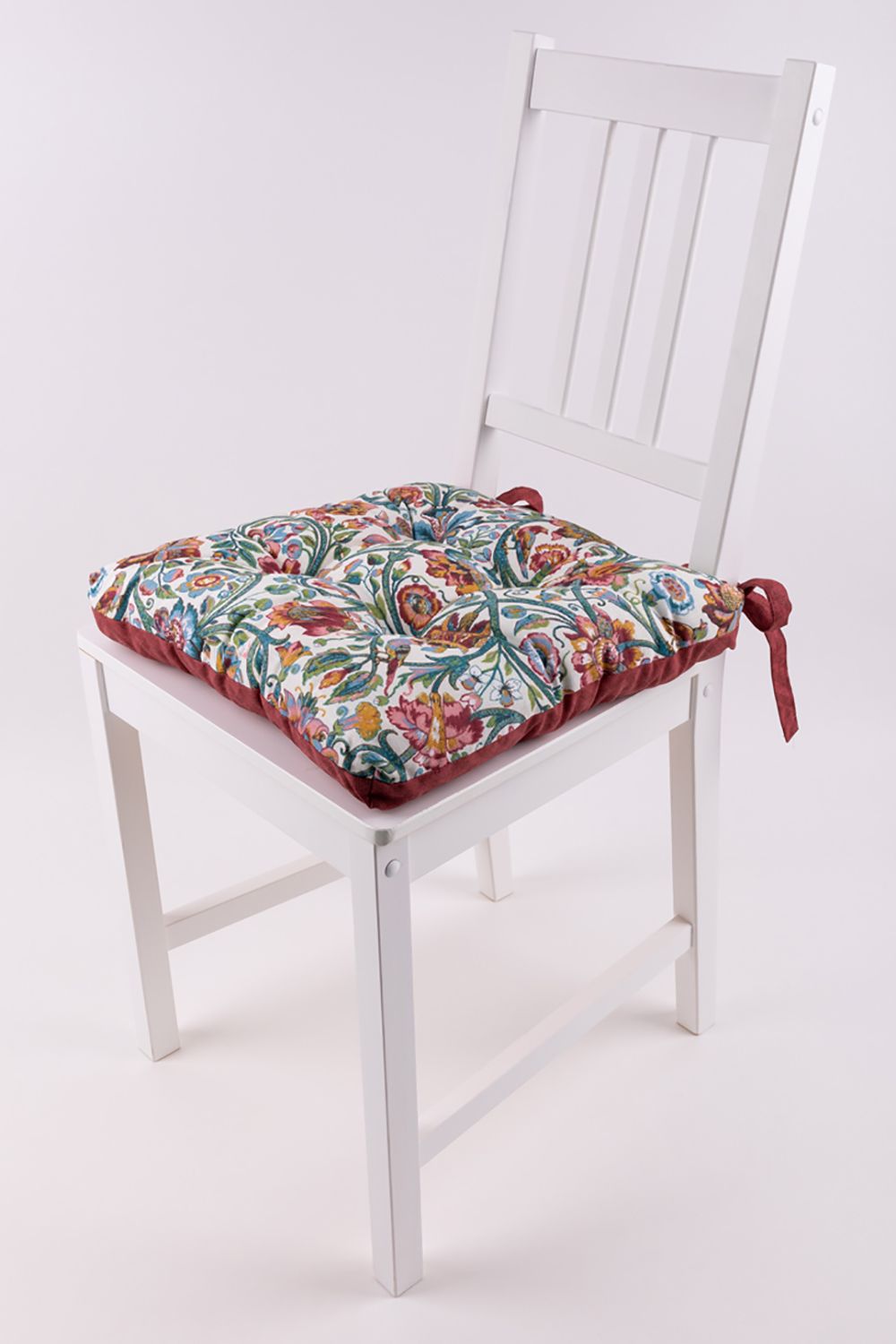 Сидушка на стул с завязками Радушная хозяйка арт.2180 - дивный сад