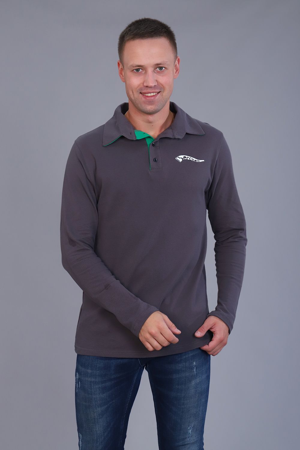 Футболка поло 6795 - зелёный