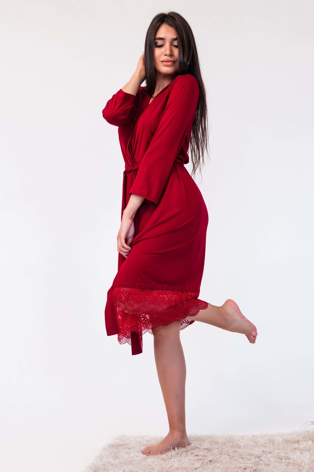 Халат 62012 - бордо