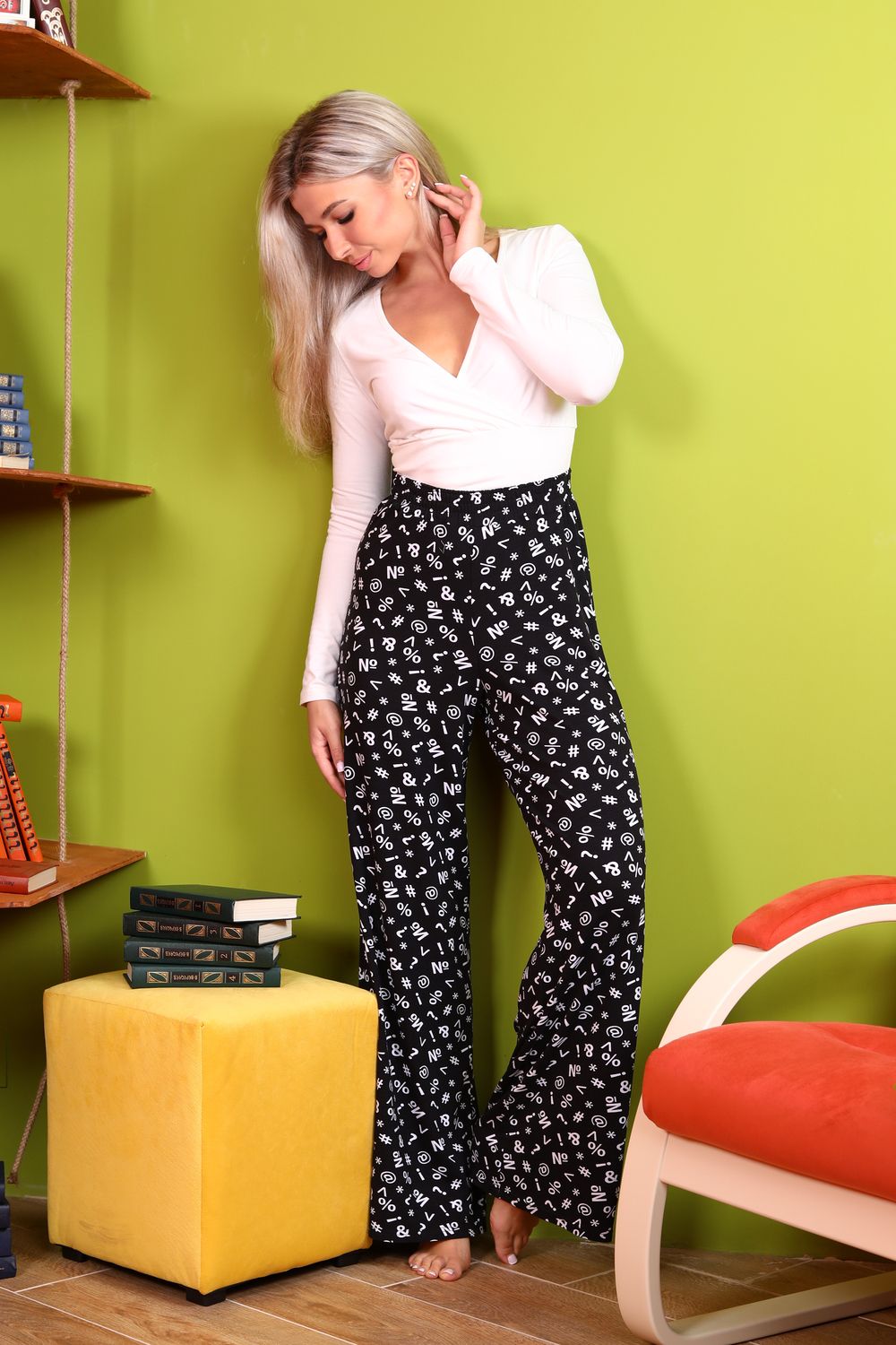 Брюки 15366 - черный