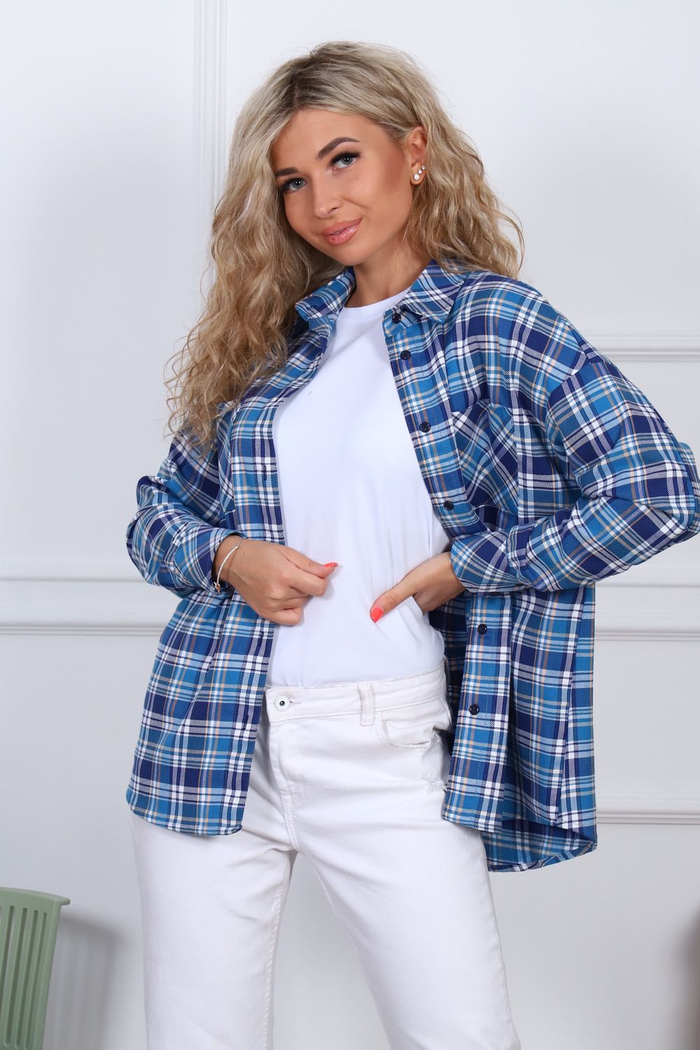 Туника 57045 - синий