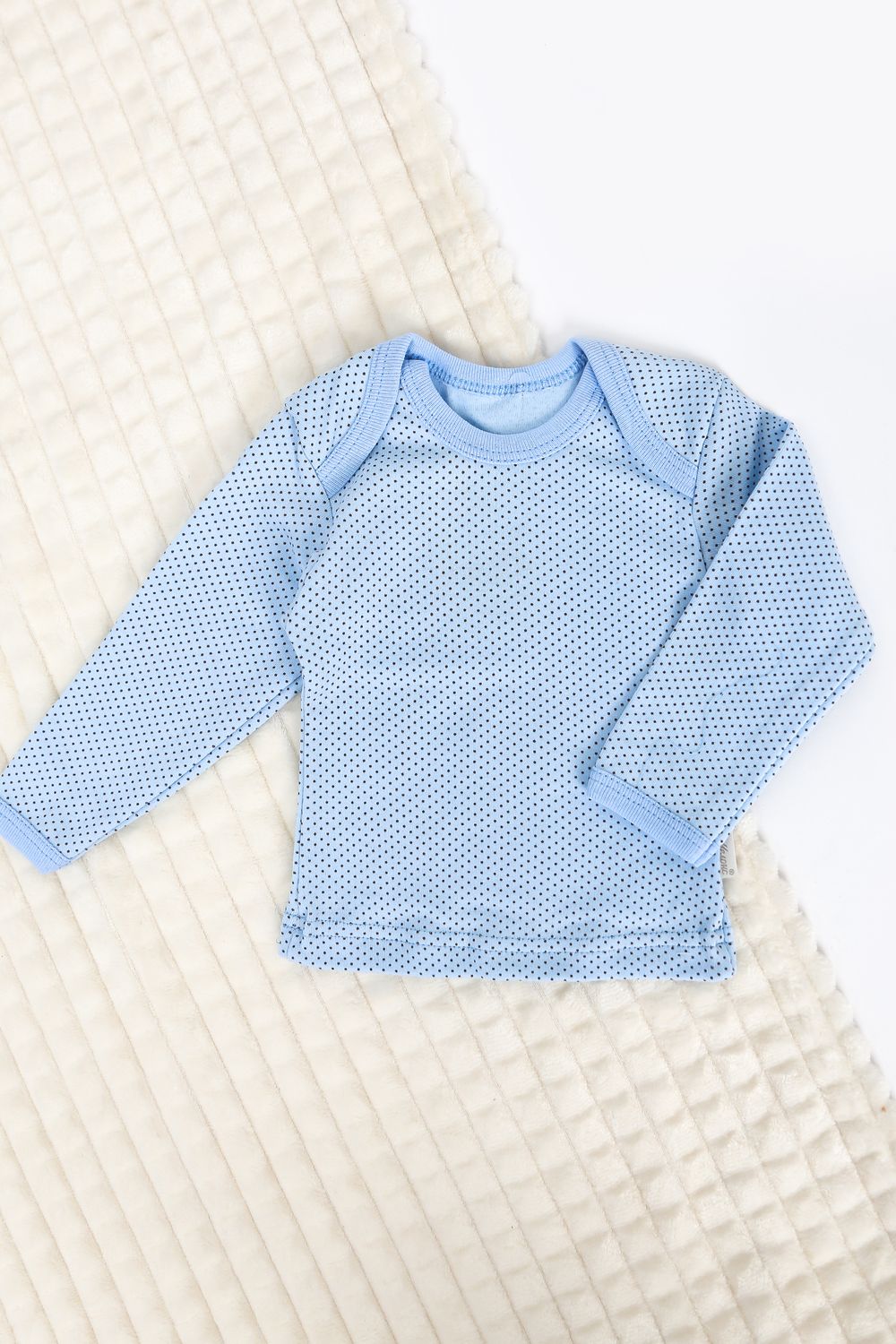 Футболка 1704-5 дл. рукав детская - голубой