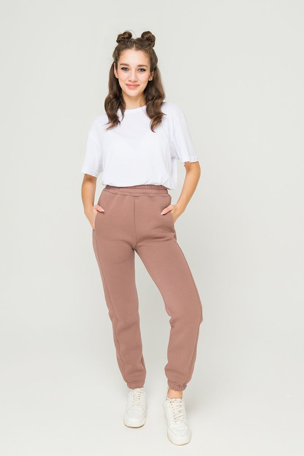 Брюки 8296 - капучино