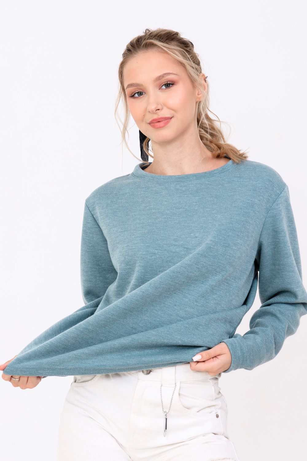 Джемпер 62019 - малахит