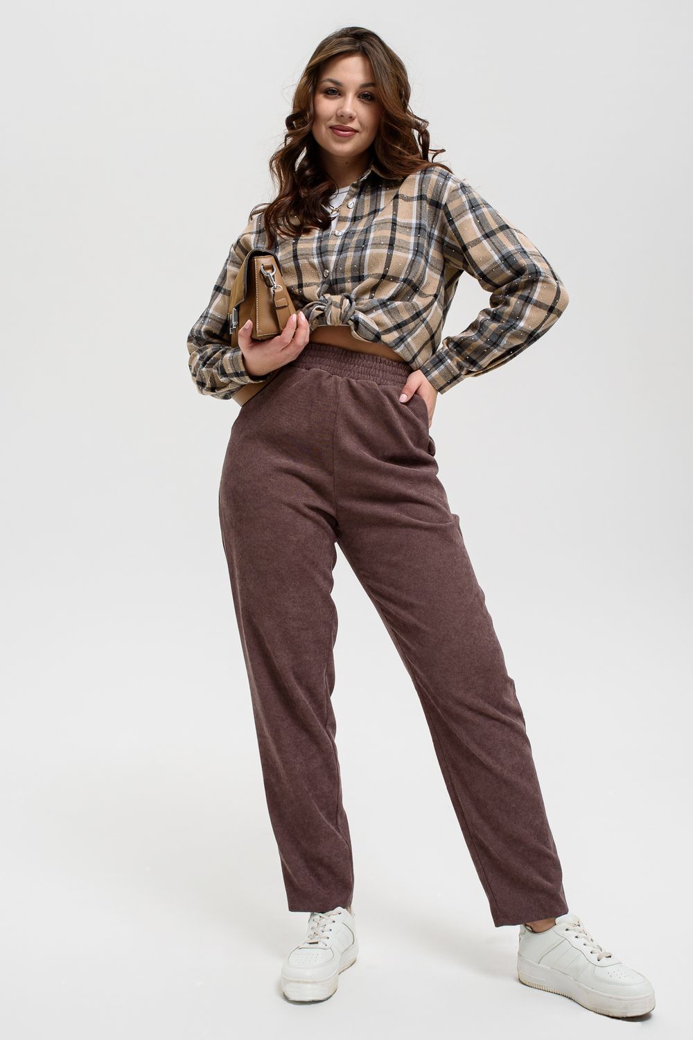 Брюки 32809 - светло-коричневый