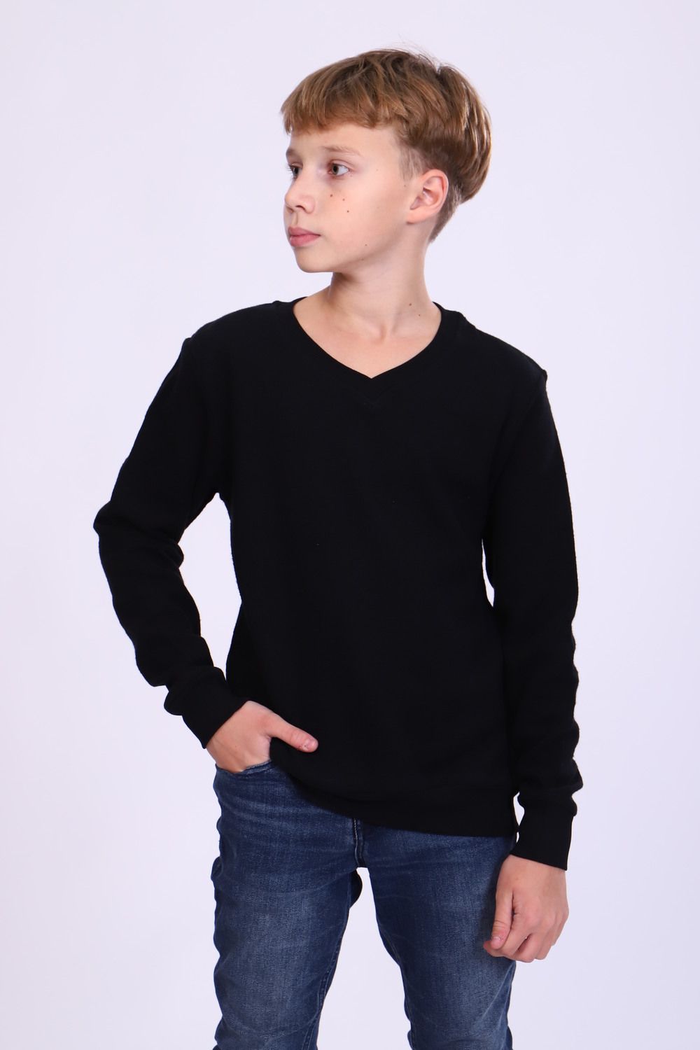 Джемпер 17590 детский - черный