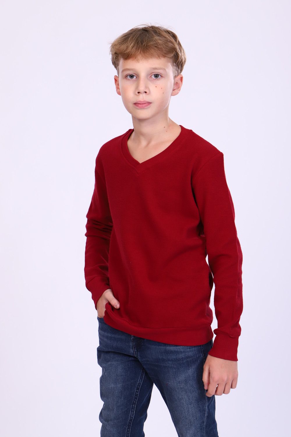 Джемпер 17590 детский - бордо