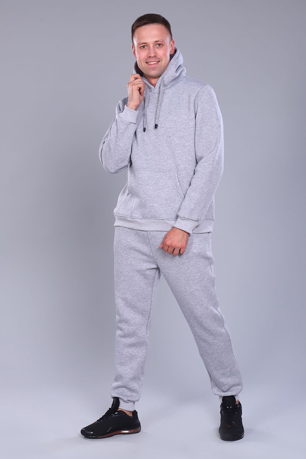 Костюм 6071 - серый меланж
