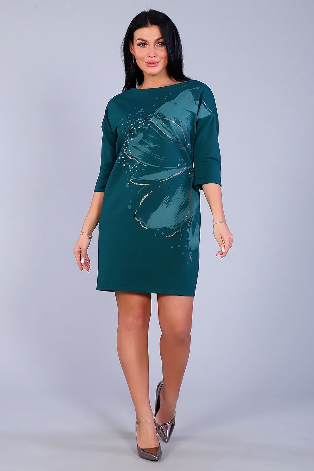 Туника 82002 - изумруд