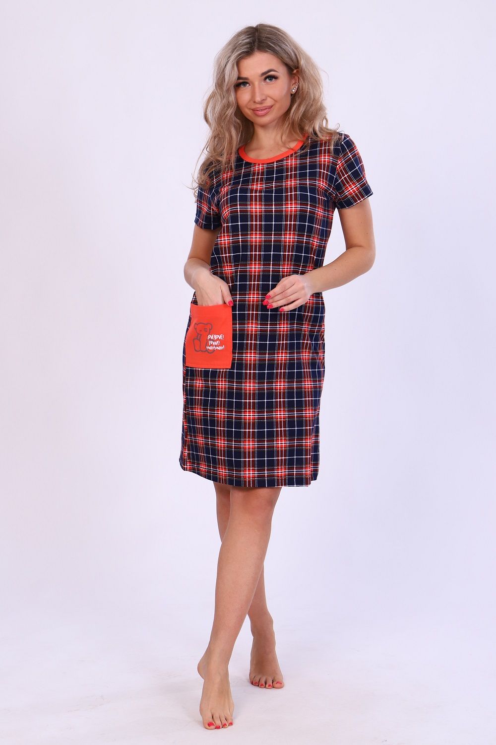 Туника 57047 - оранжевый