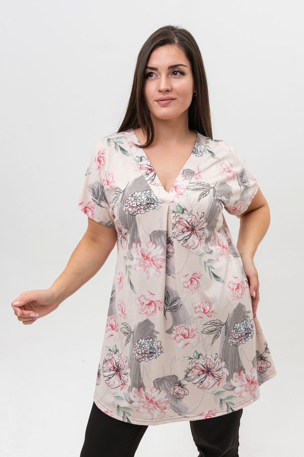 Туника 6767 - пудра