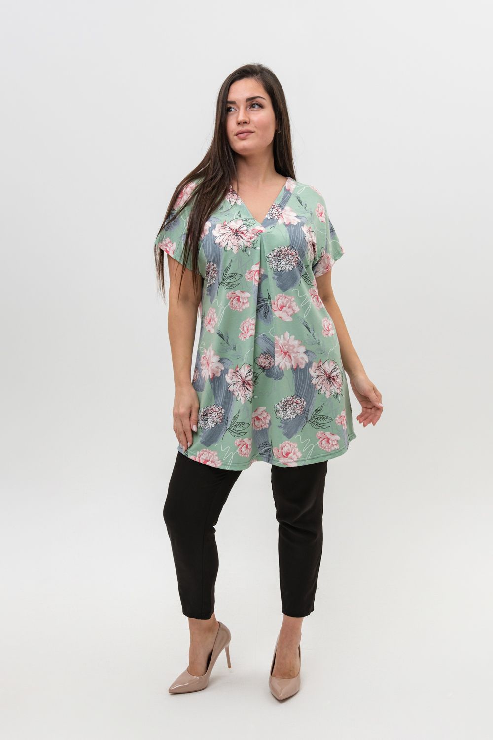 Туника 6767 - фисташковый