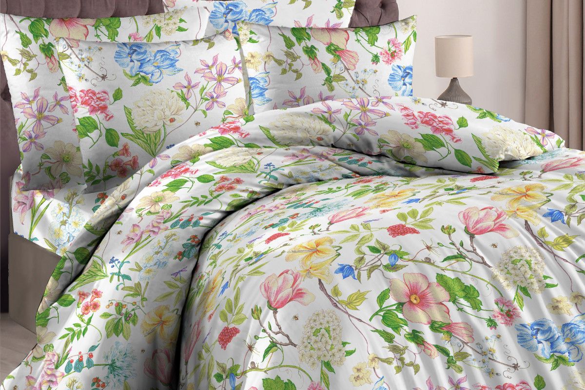 КПБ 1,5 сп бязь 125гр/м2 Текстильная коллекция (гравюра)