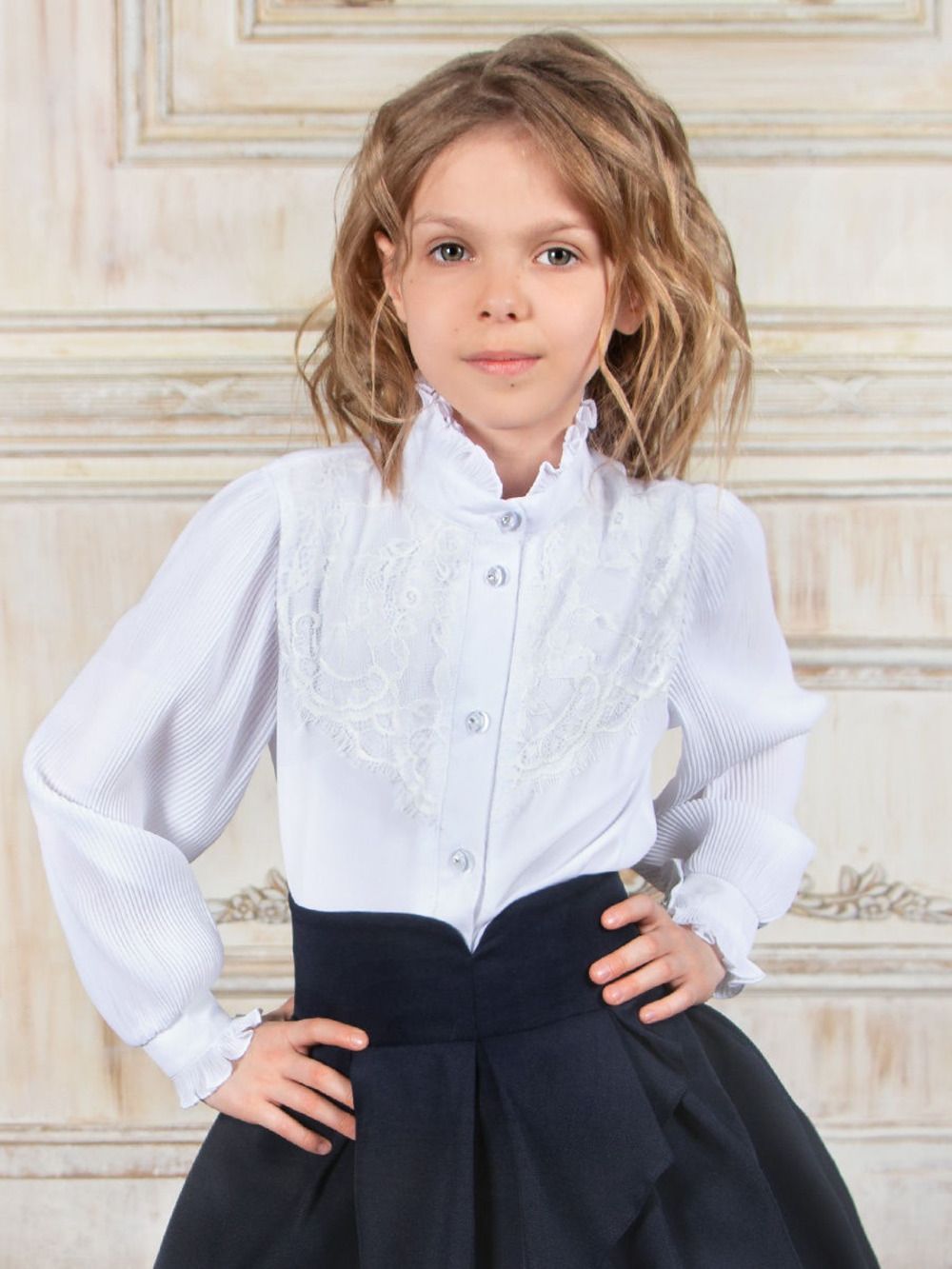 Блузка для девочки SP1900 - белый