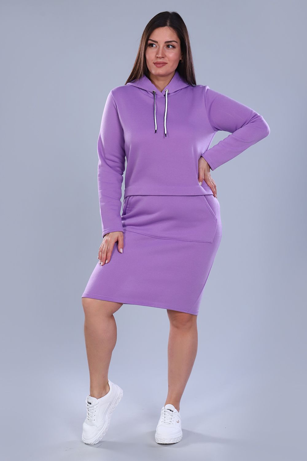 Платье 52219 - сиреневый