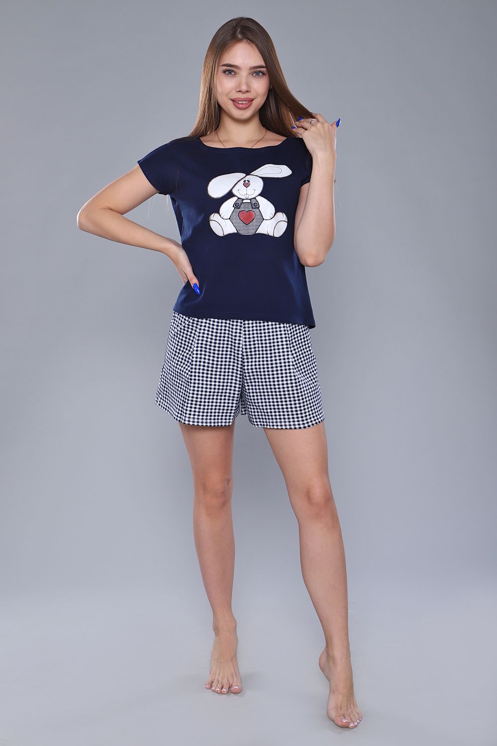 Костюм 82006 - темно-синий