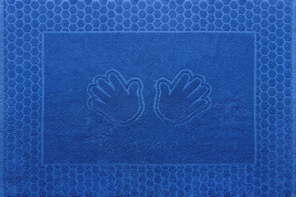 Полотенце махровое Ручки - синий