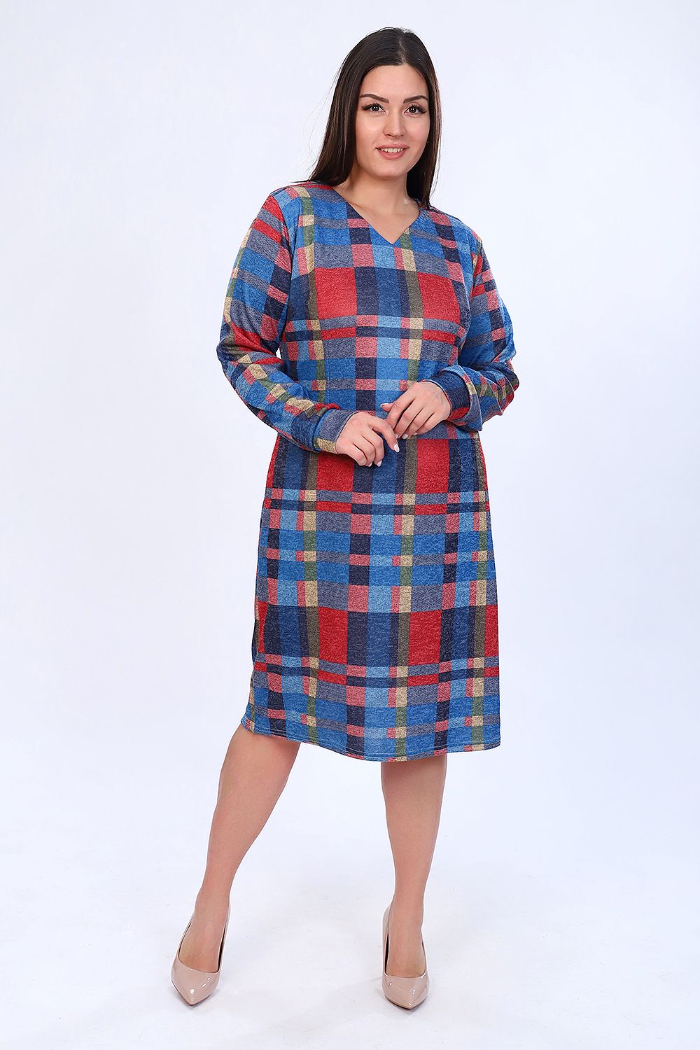 Платье Помпей - клетка