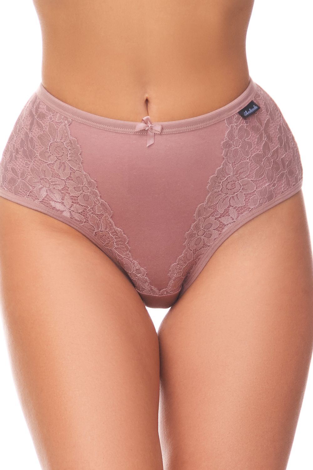 Трусы утягивающие с кружевом HoneyFormat 8005 - кофе