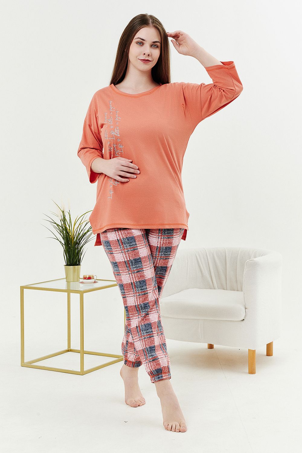 Костюм 9167 - персик