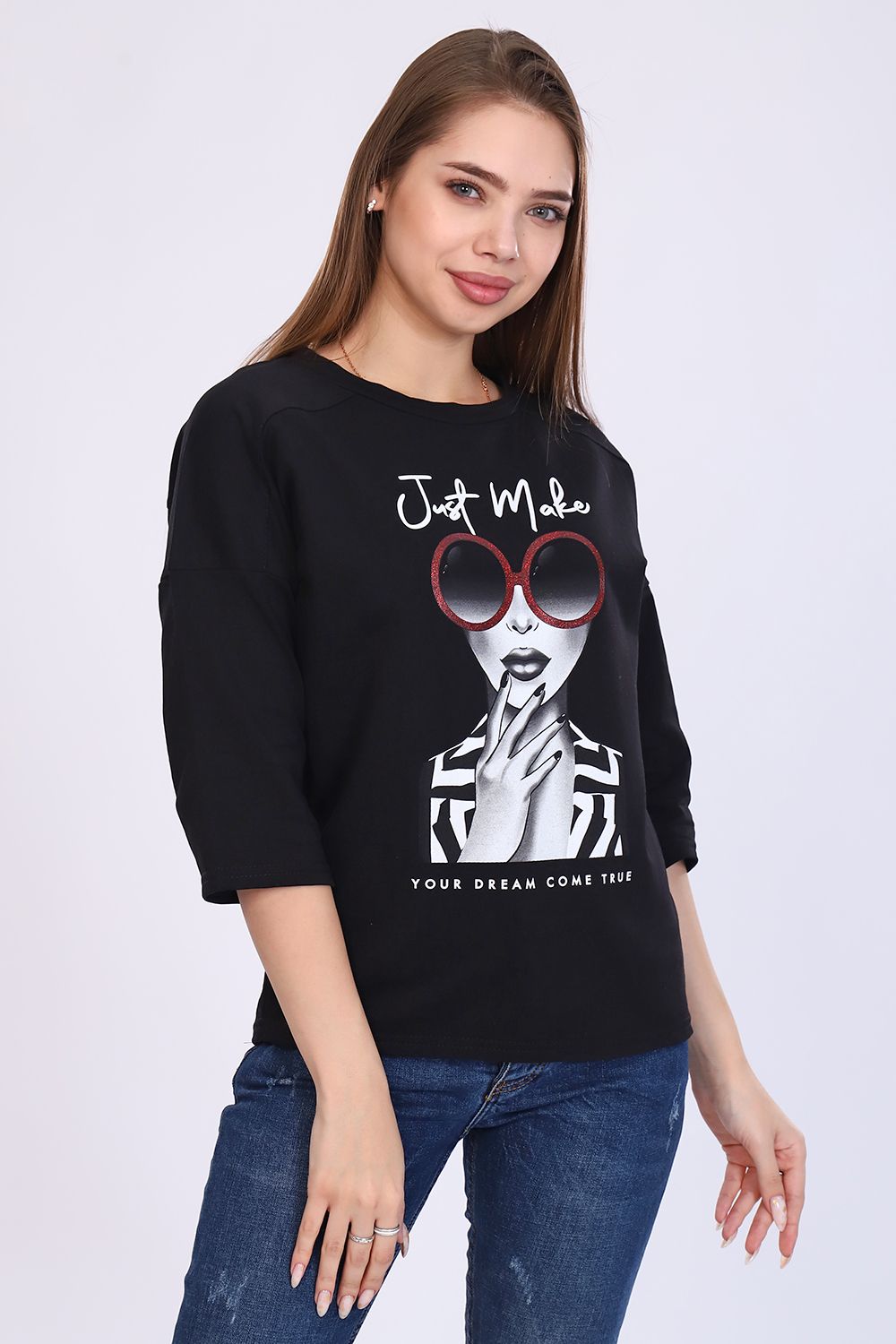 Джемпер 82007 - черный