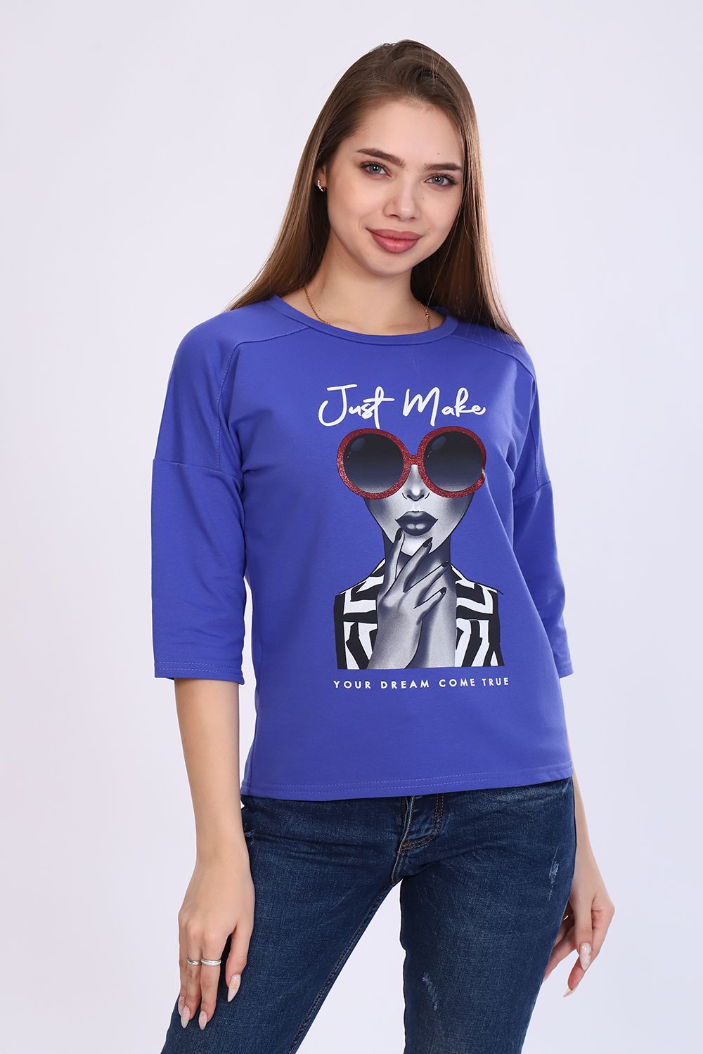 Джемпер 82007 - аметист