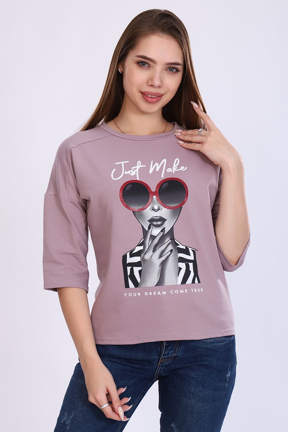 Джемпер 82007 - лиловый