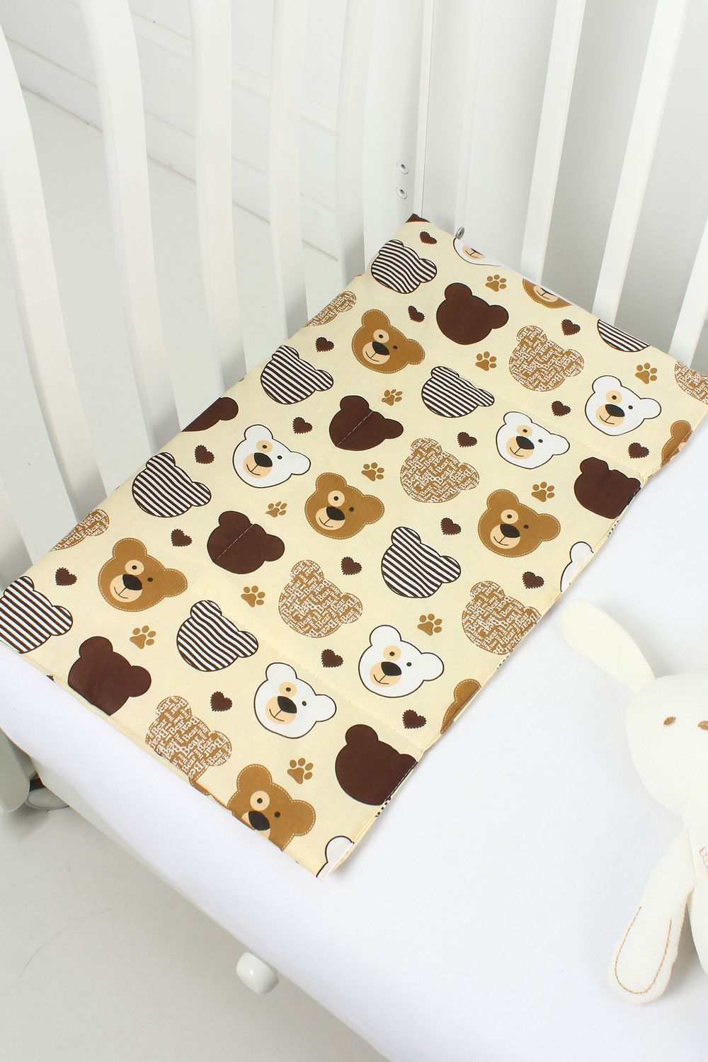 Подушка тонкая 40х60 арт. ПДТ/мишка топтышка