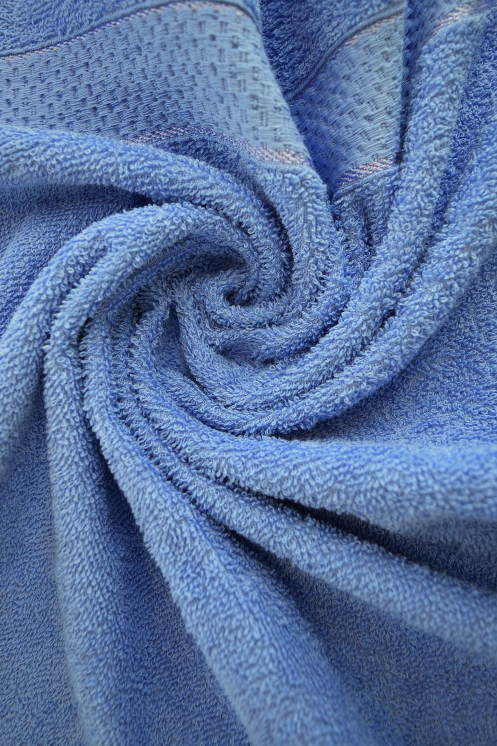 Полотенце махровое 90 Б - голубой