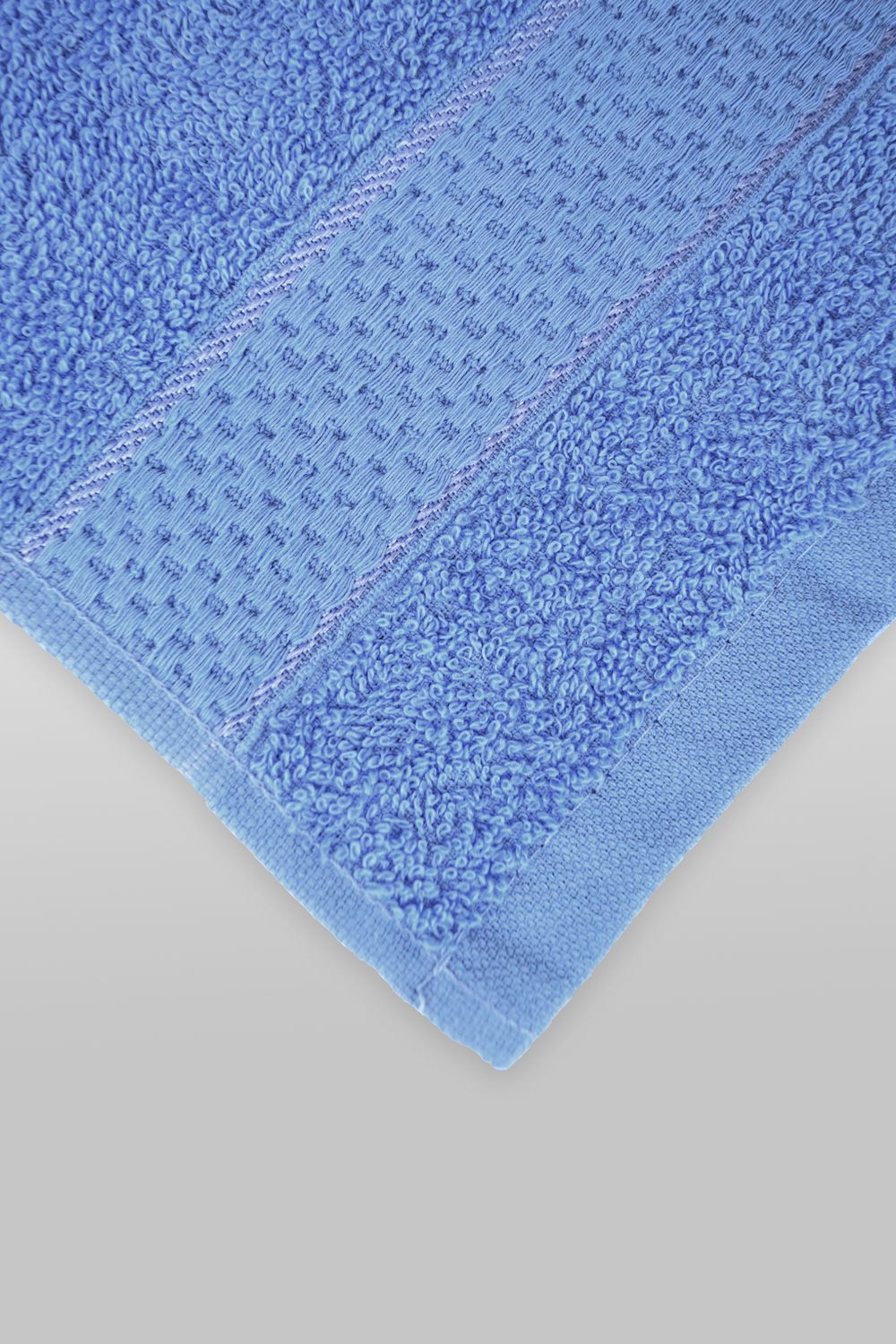 Полотенце махровое 60 Б - голубой