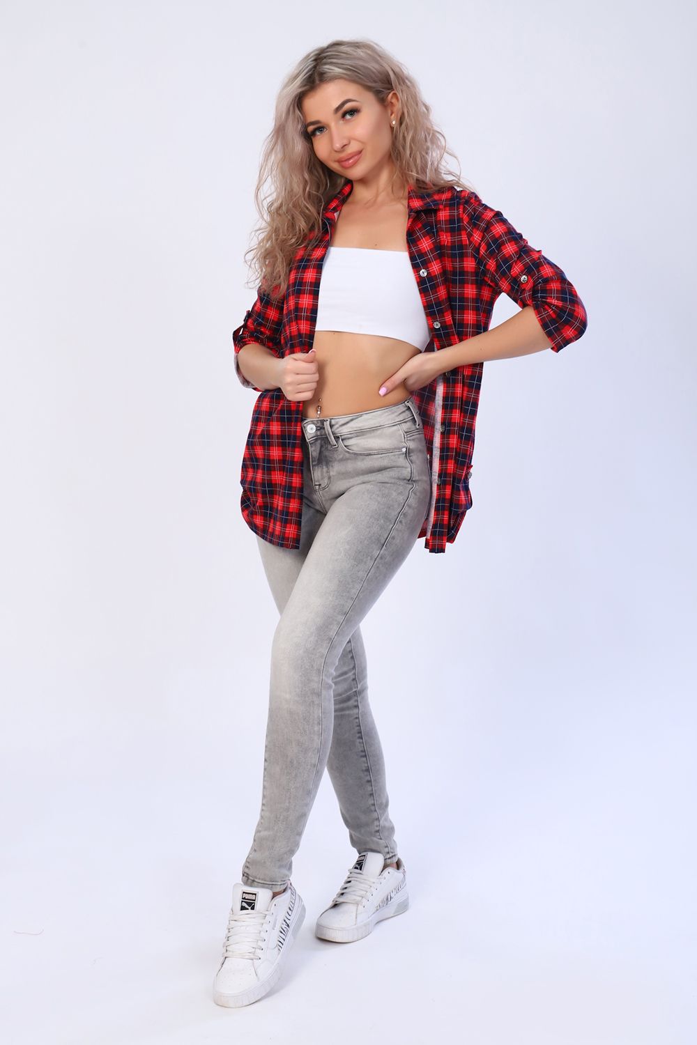 Туника 36602 - красный