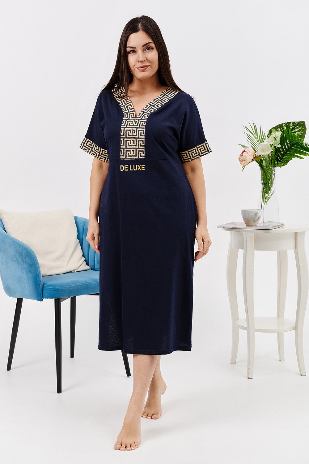 Платье 8311 - темно-синий