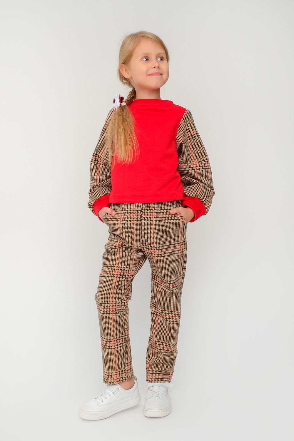 Костюм Скарлетт красныйкофе детский - красный