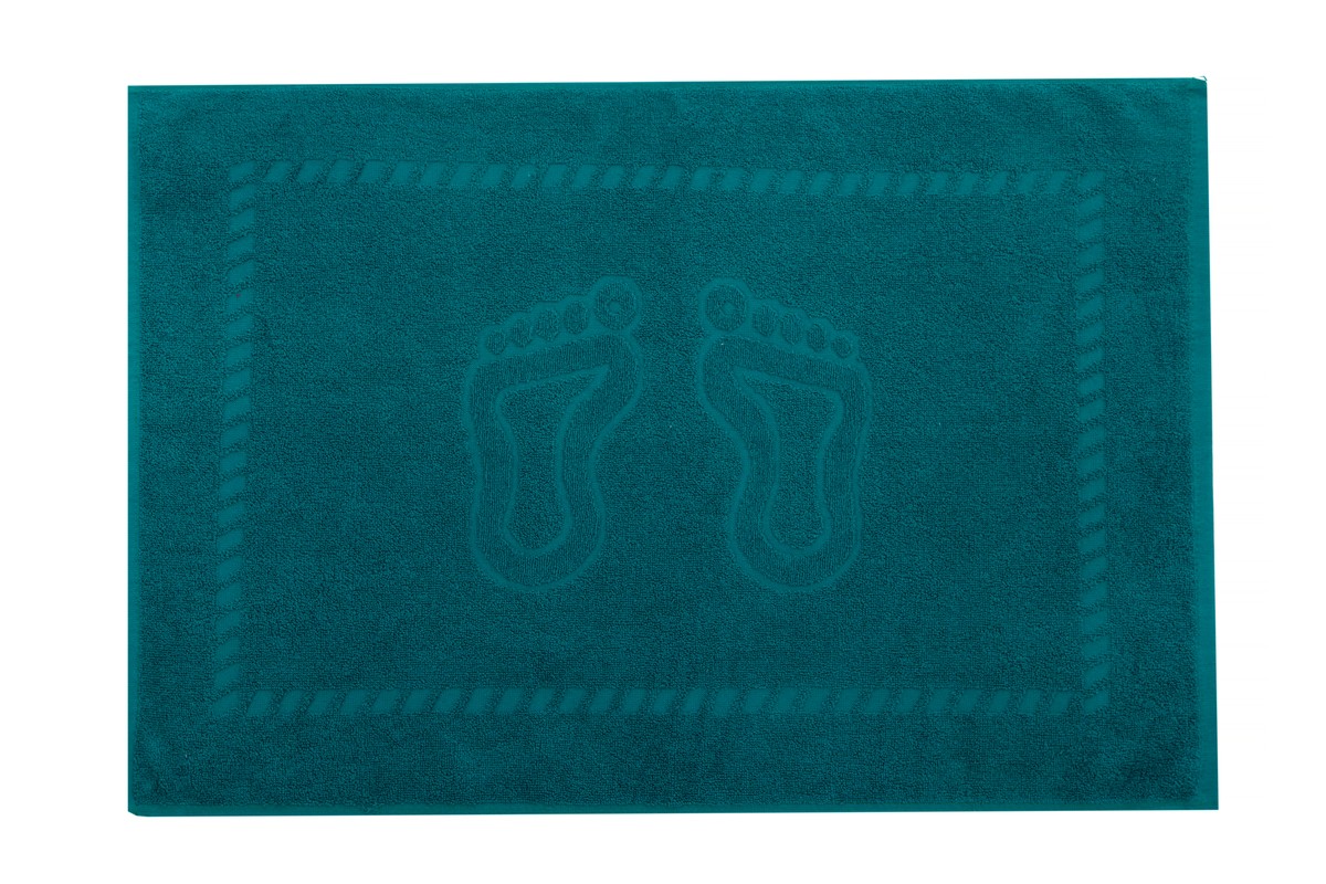 Полотенце махровое Ножки - темно-зеленый
