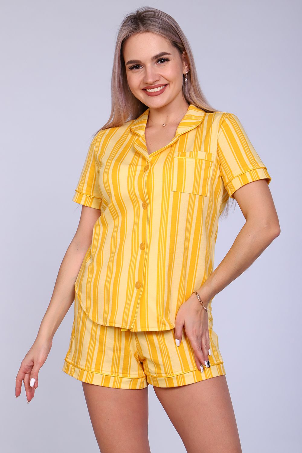 Пижама 70029 - желтый