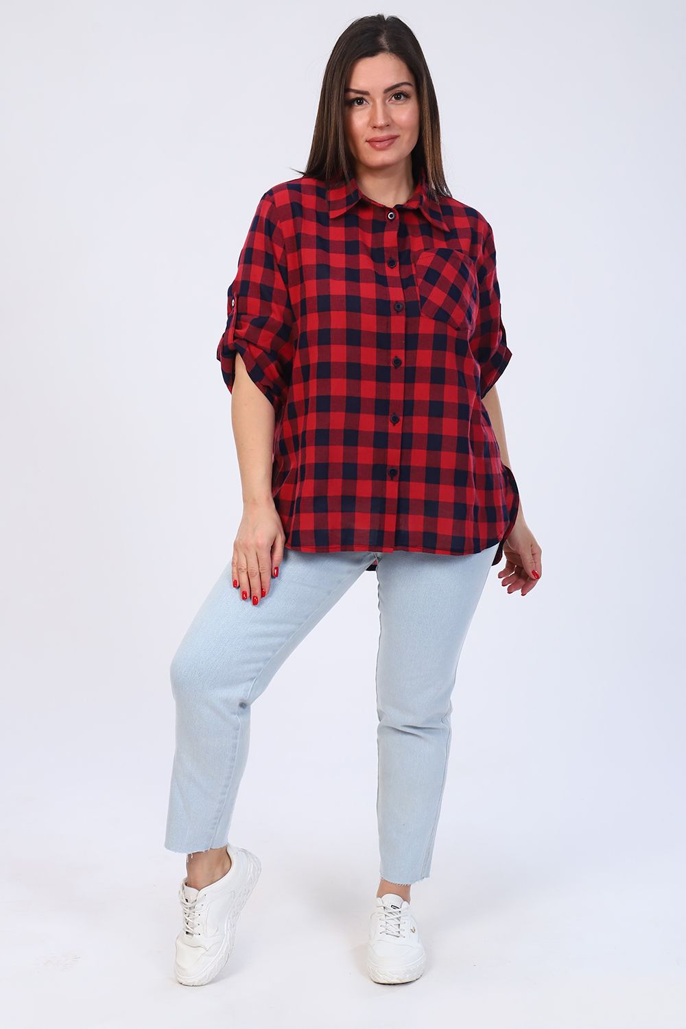 Туника 31709 - красный