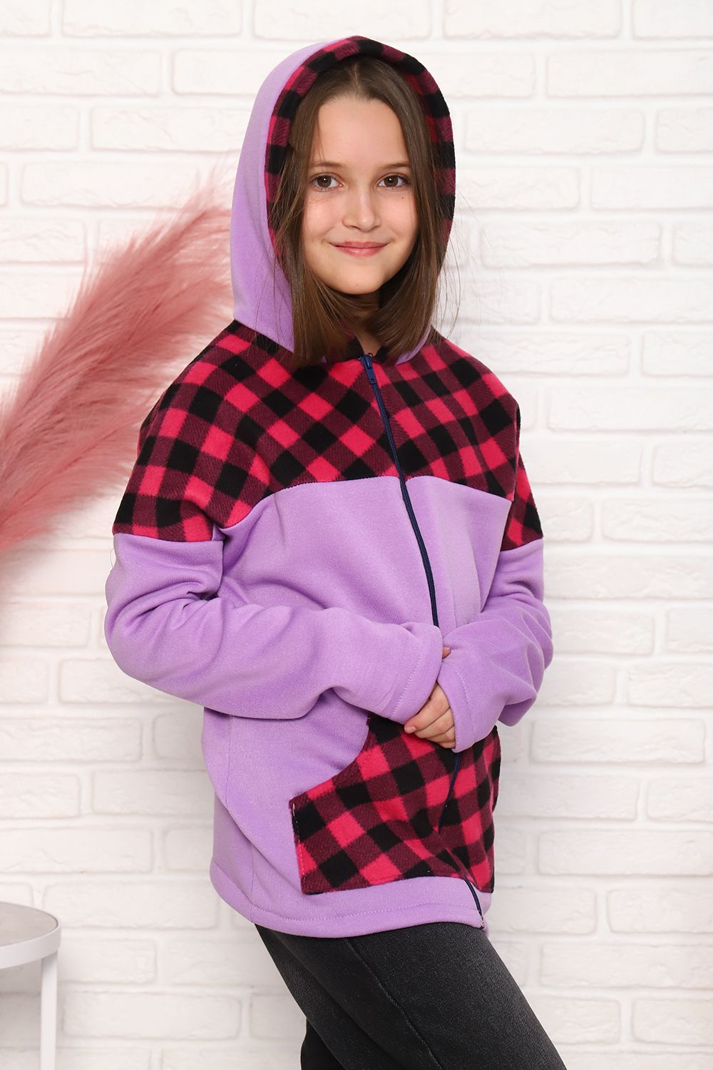 Толстовка 52238 - сиреневый