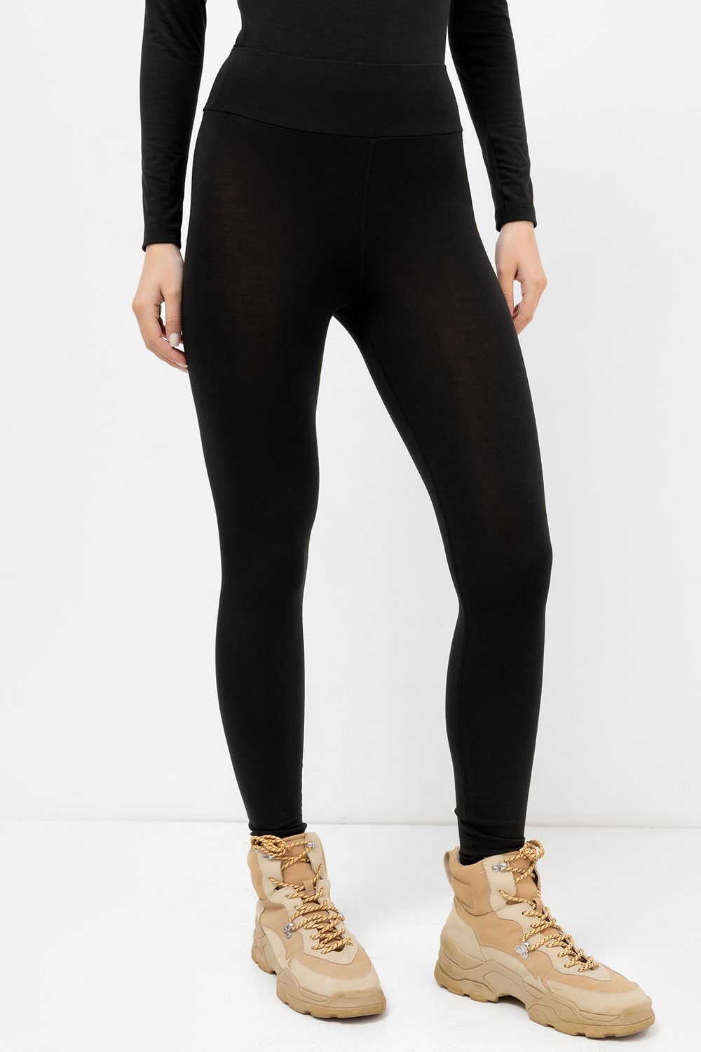 Леггинсы женские термо 642266 - черный