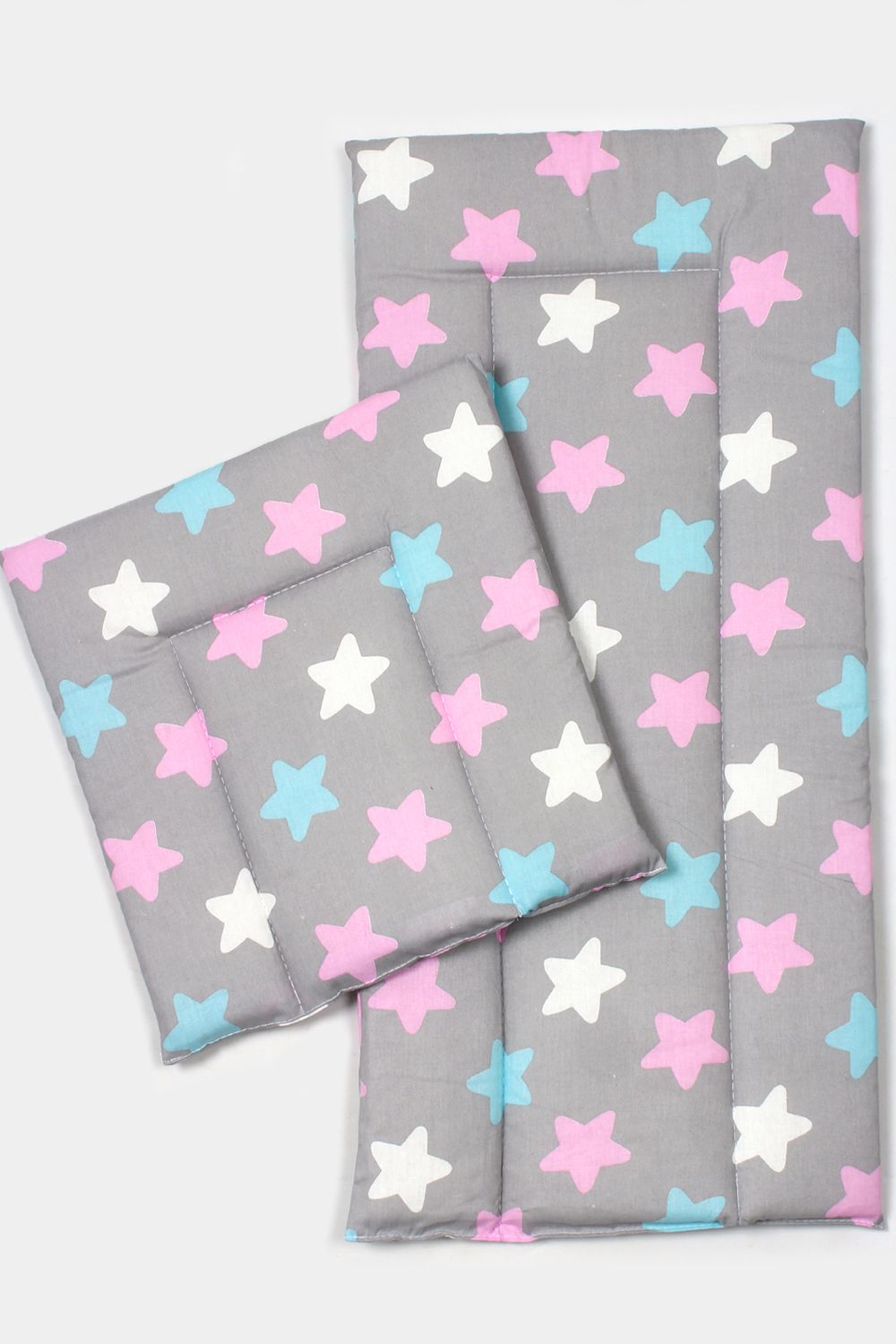 Набор в коляску 2 предмета арт. КОЛ-2П/звездочка-розовая