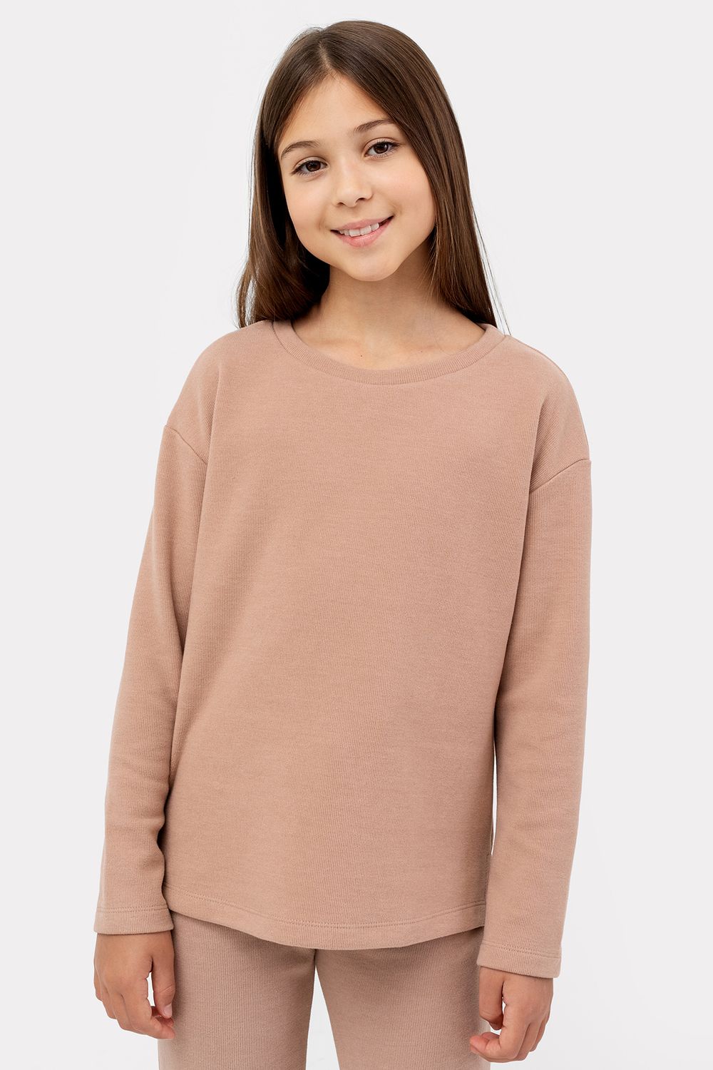 Джемпер для девочек 127859 - песочный