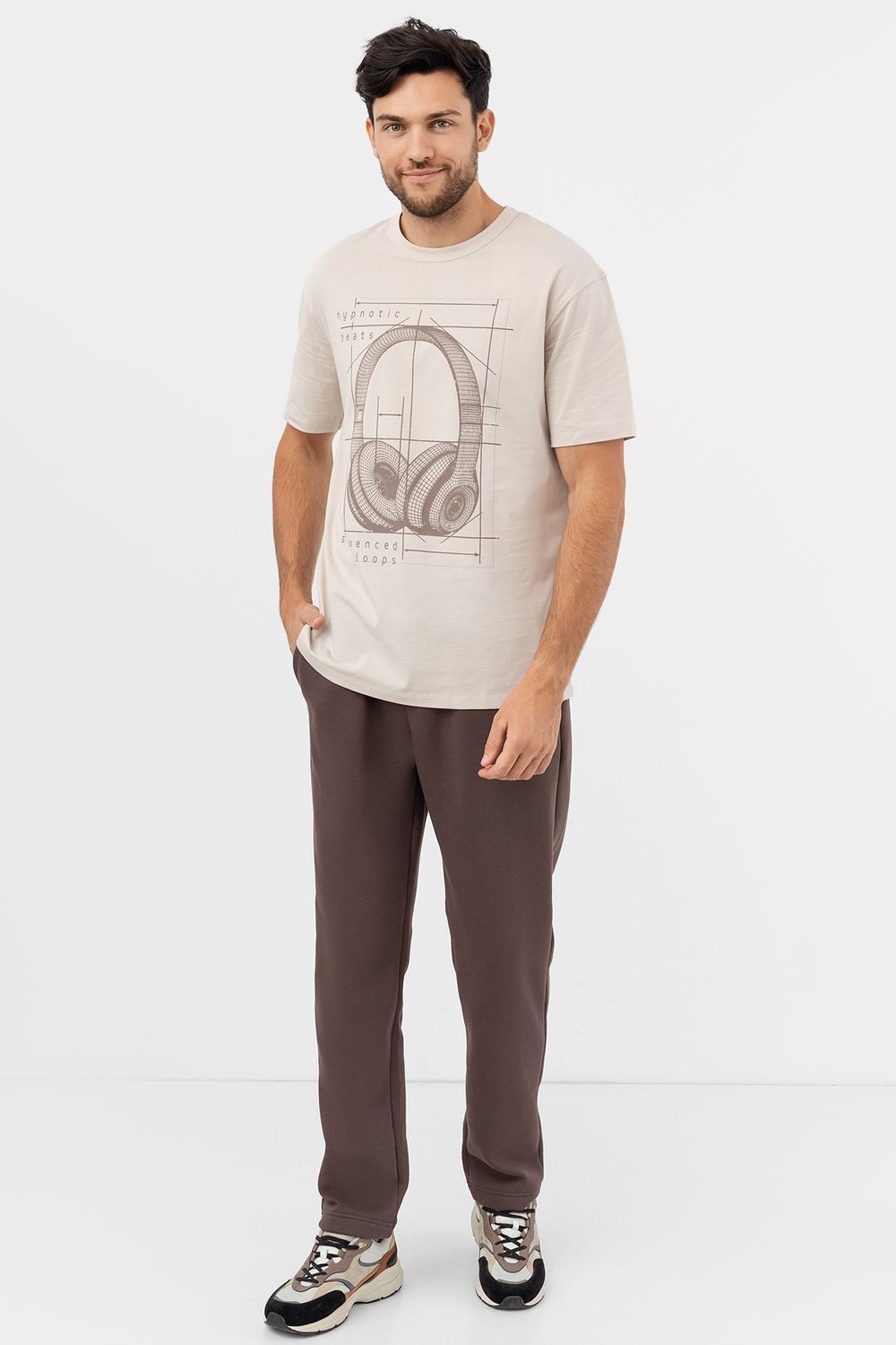 Брюки мужские 181234 - трюфель