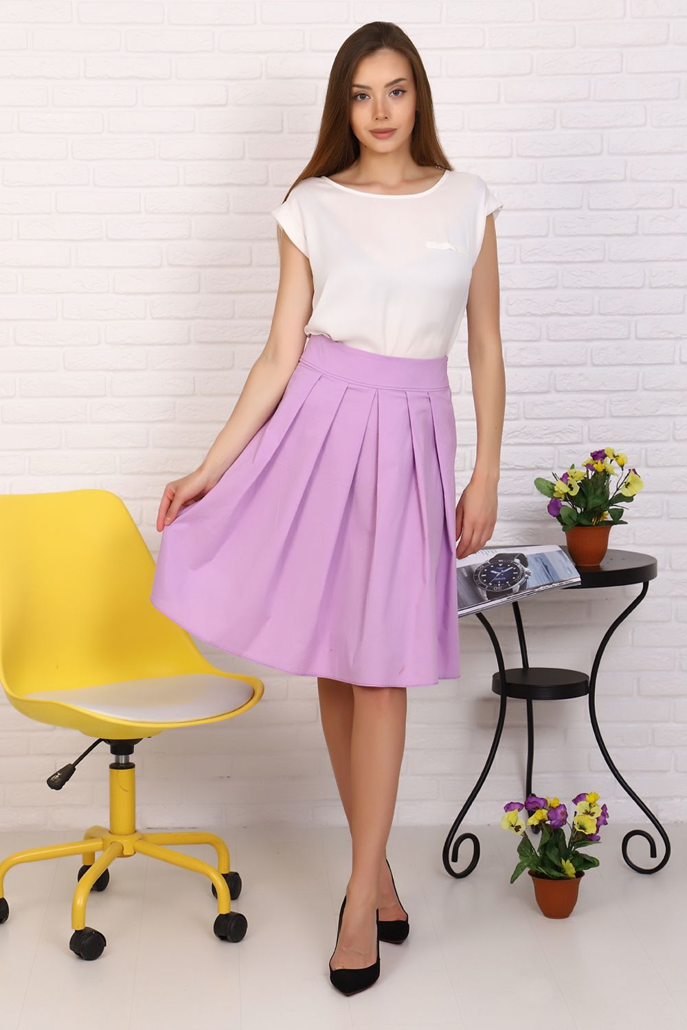 Юбка 20601 - сиреневый