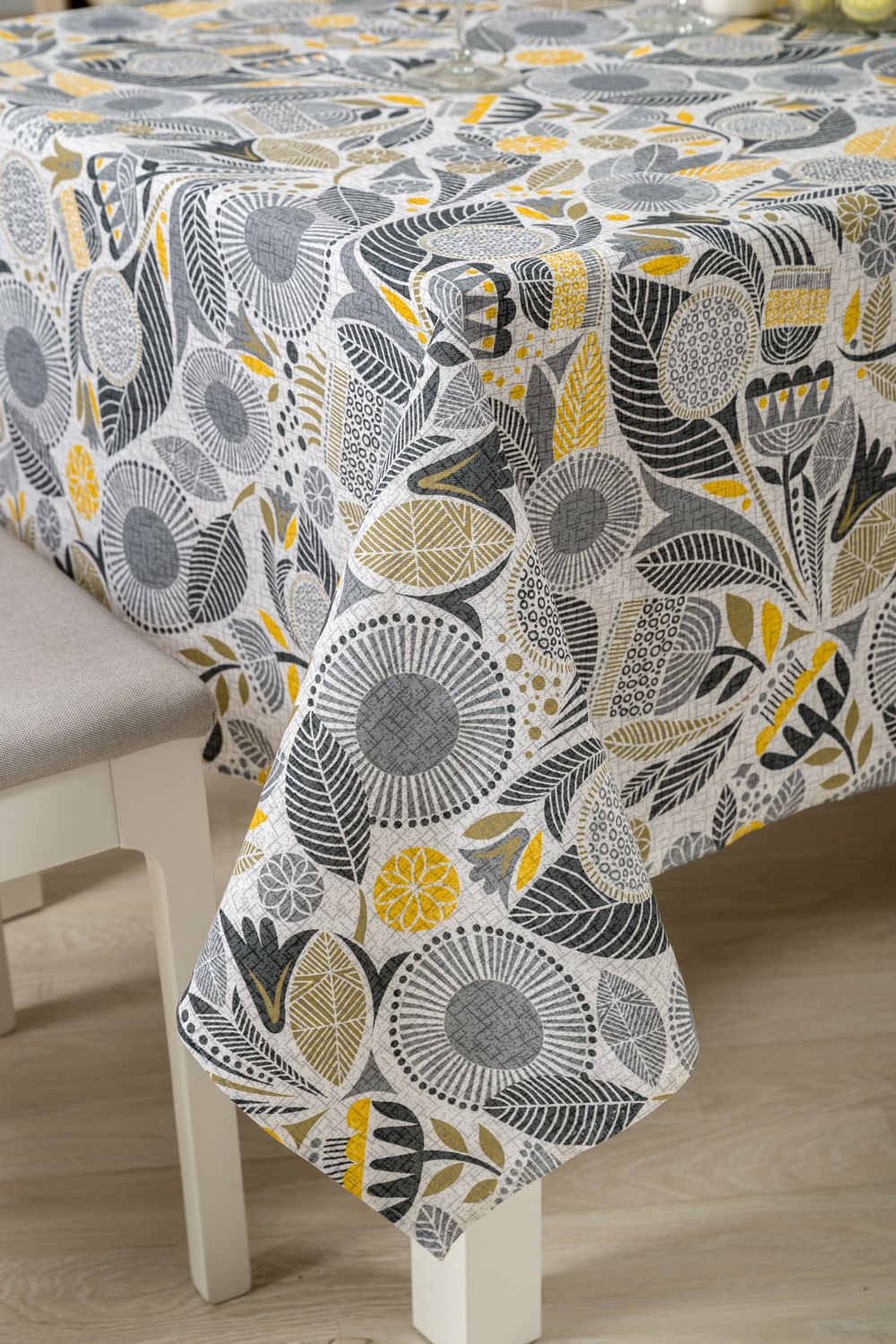 Скатерть Талавера - серый