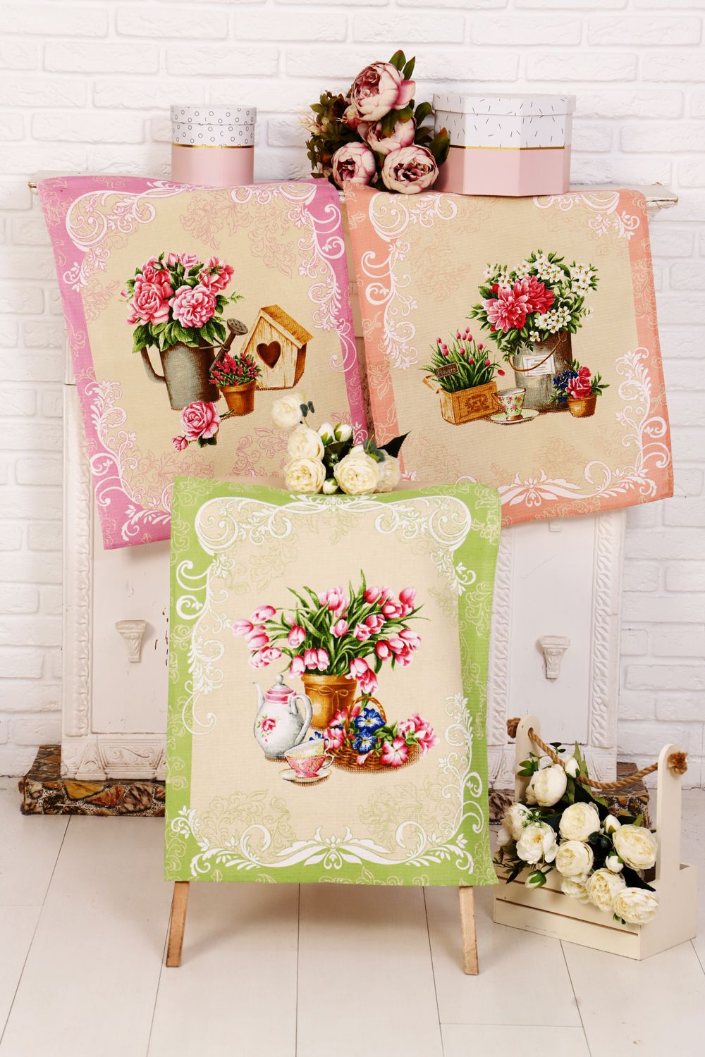 Полотенце 32548 - бежевый