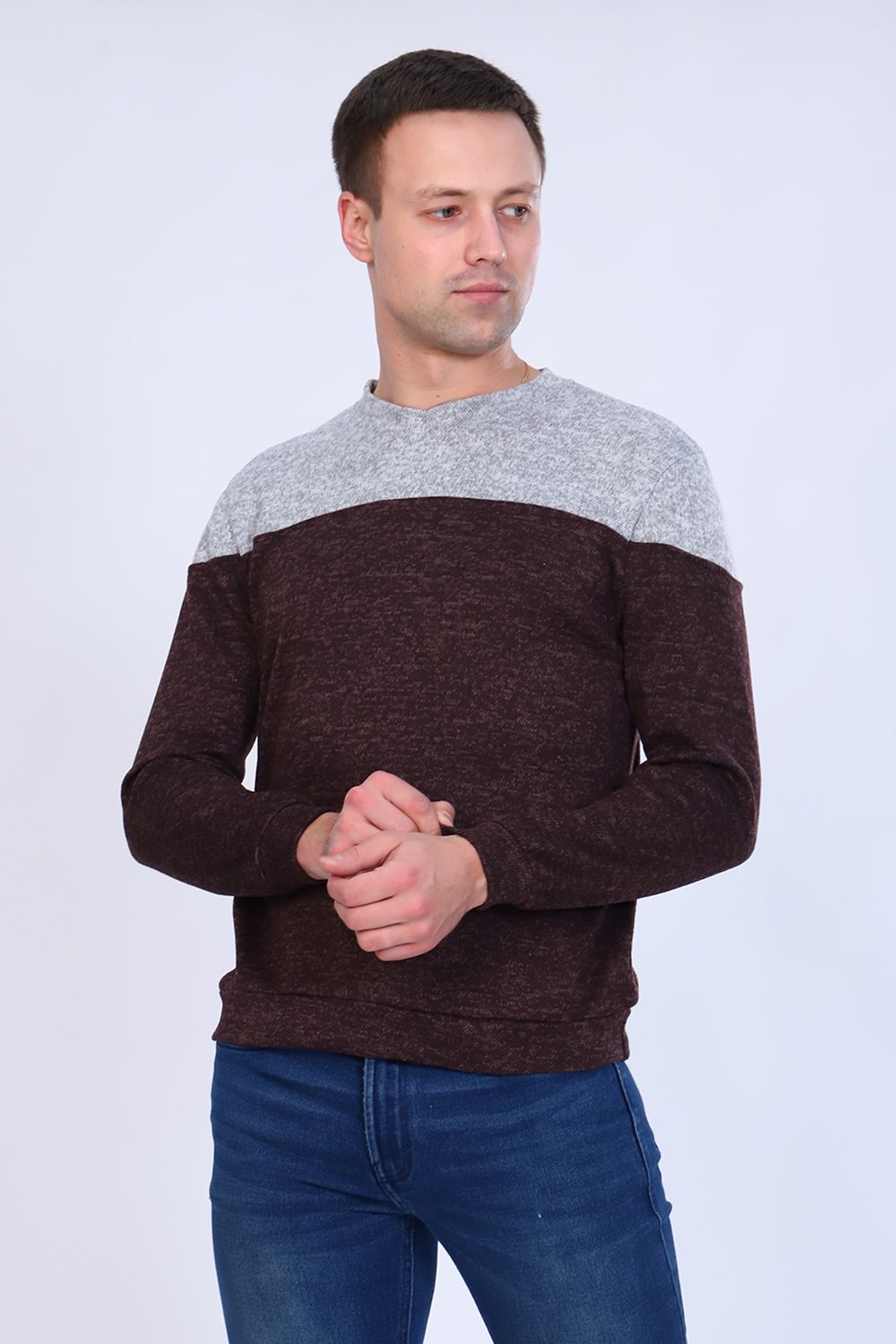 Джемпер 52243 - коричневый