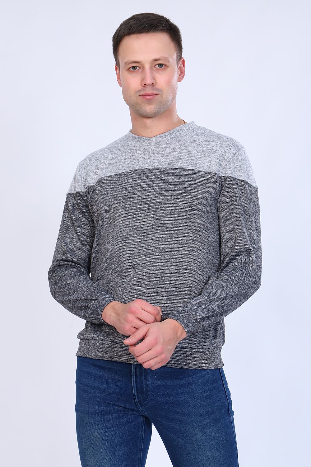 Джемпер 52243 - серый