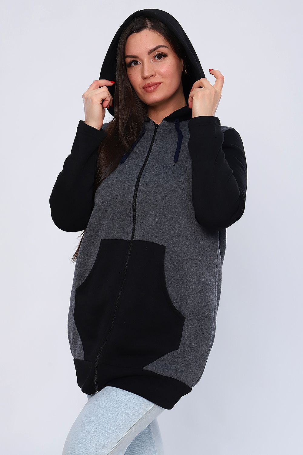 Туника 52244 - серый