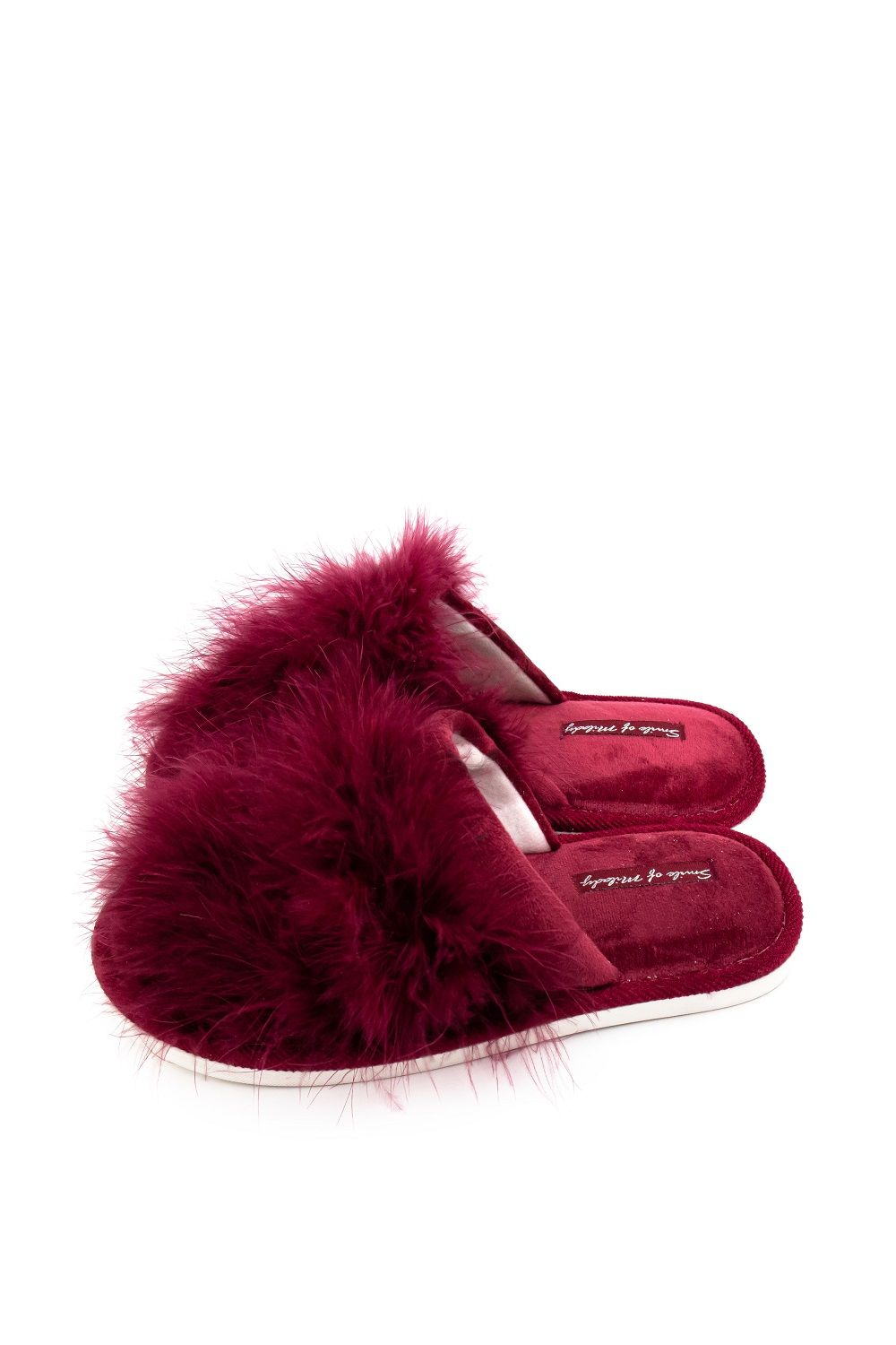 Туфли комнат. жен. 352-374-17 зак - бордовый