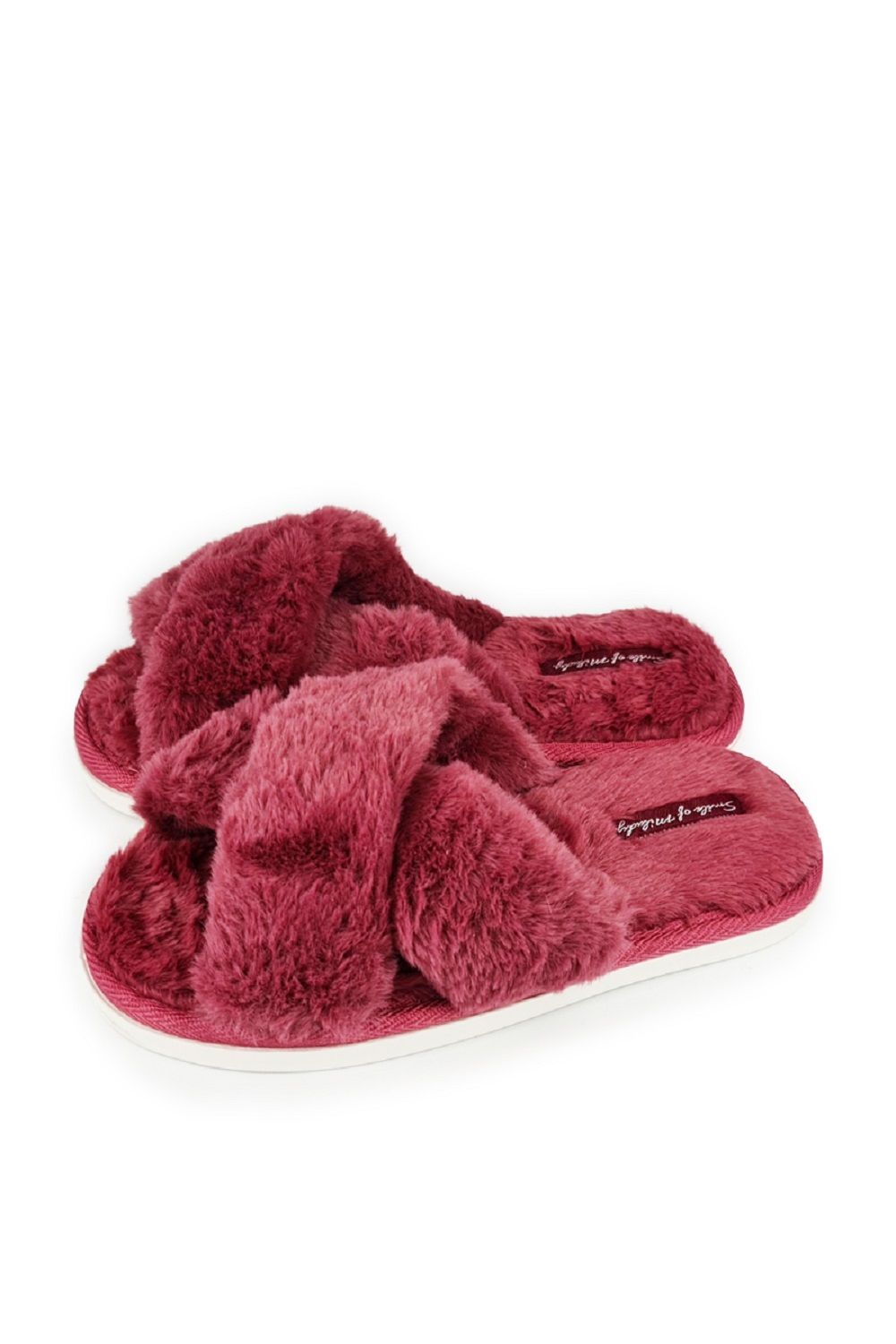 Туфли комнат. жен. 352-161-17 отк - бордовый