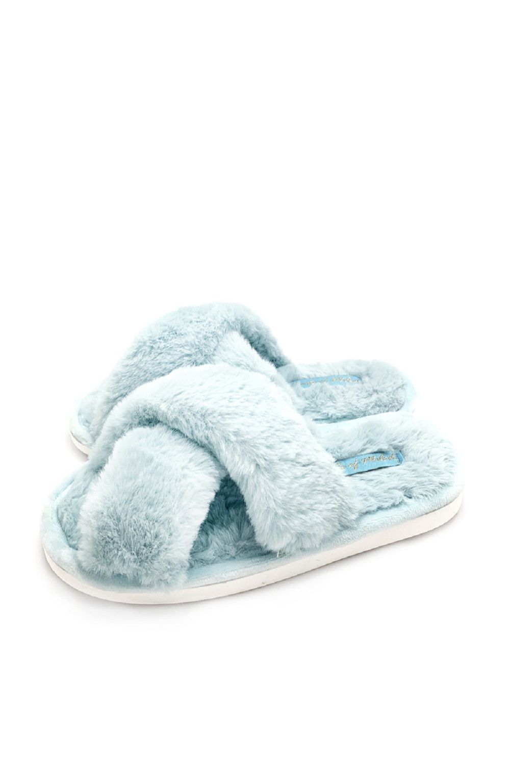 Туфли комнат. жен. 352-161-04 отк - голубой